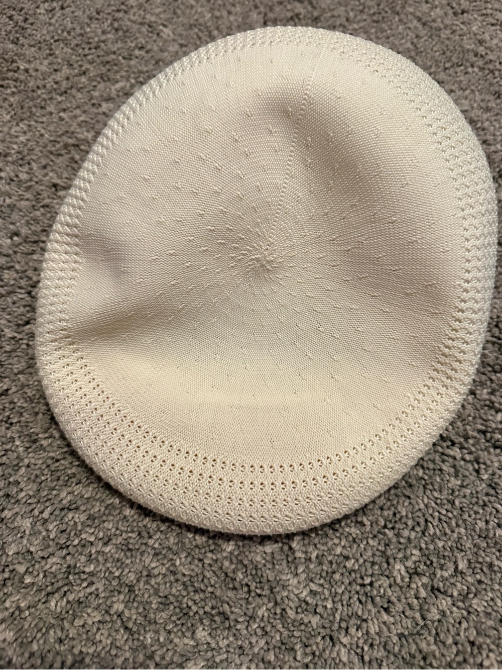 Kangol hat cream color